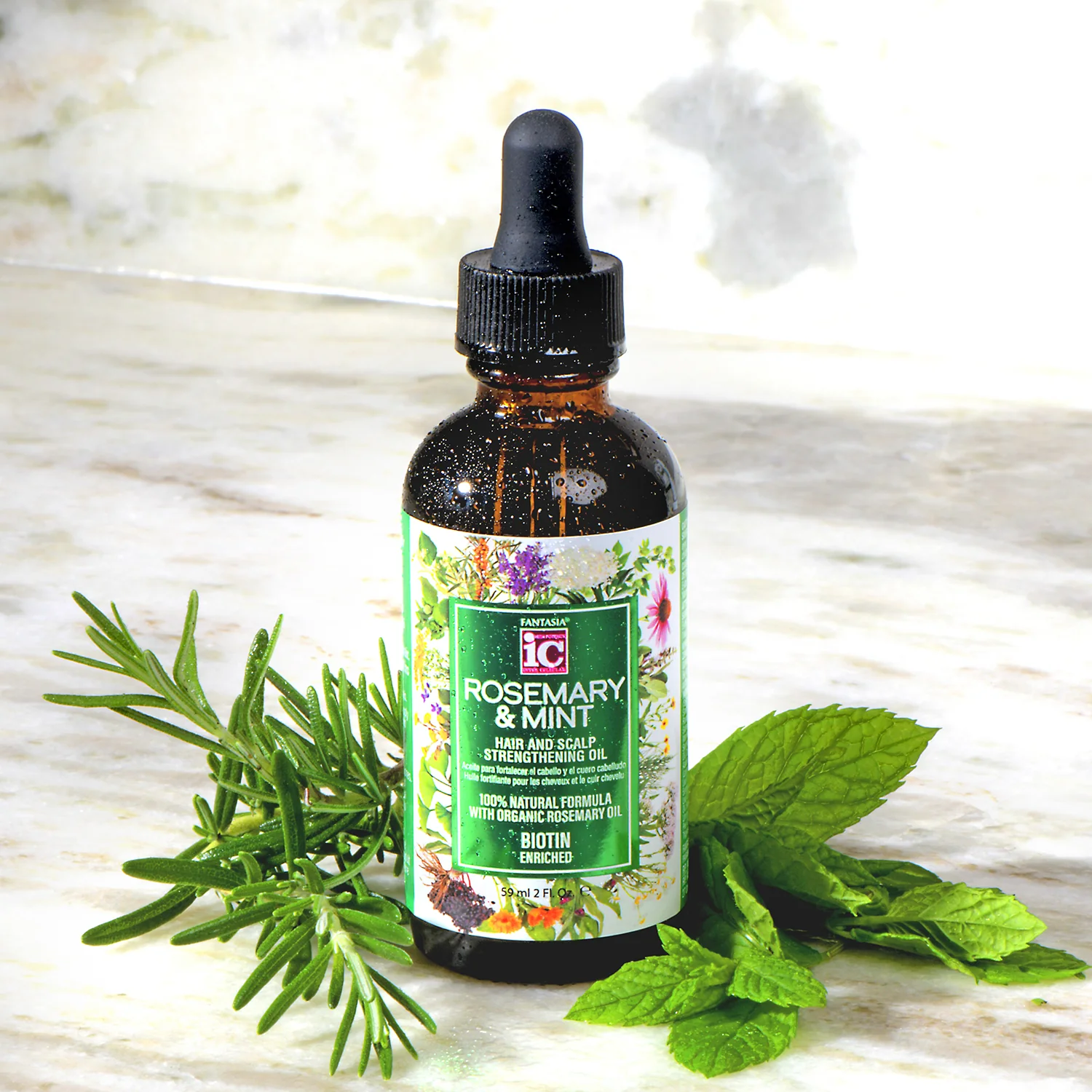 2 oz. Rosemary & Mint Hair and Scalp Strengthening Oil - Image 3