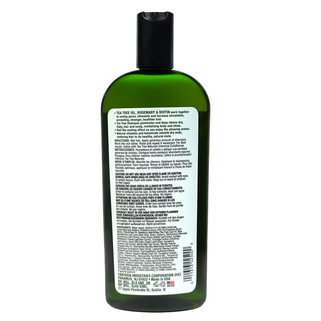 TEA TREE NATURALS ‣ Shampoo 12 oz. - Image 3